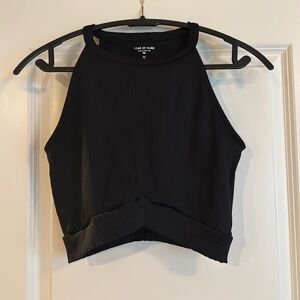 Year of Ours ribbed mock neck bra